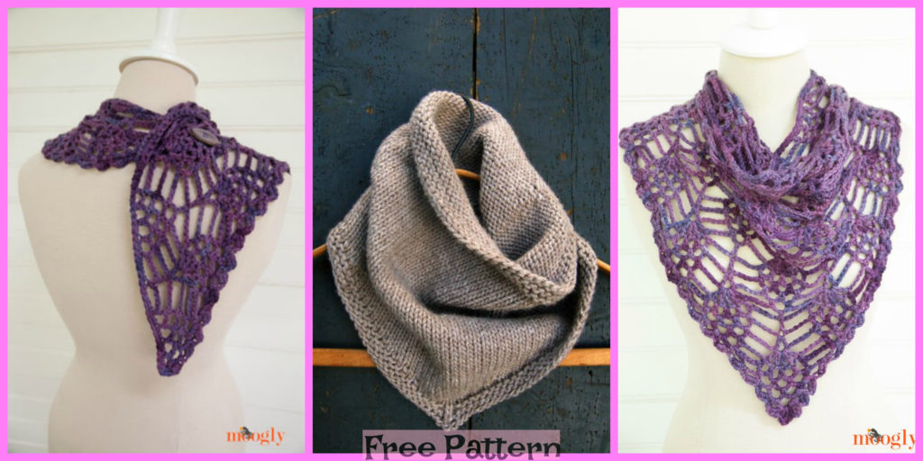 Crochet Bandana Cowl - Free Pattern