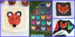 diy4ever-Crochet Fox Granny Square - Free Pattern