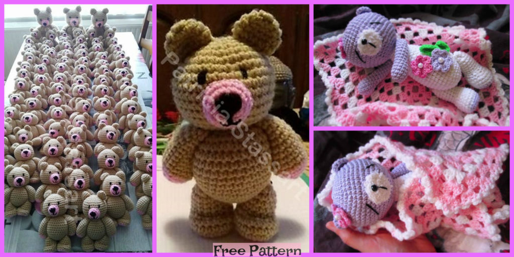 diy4ever- Crochet Cute Bear - Free Patterns