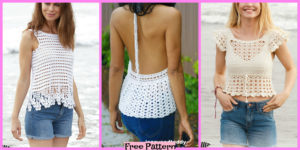 diy4ever-5 Most Beautiful Lace Tops - Free Pattern