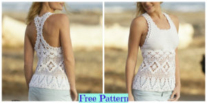 diy4ever-Crochet Aphrodite Top Free Pattern