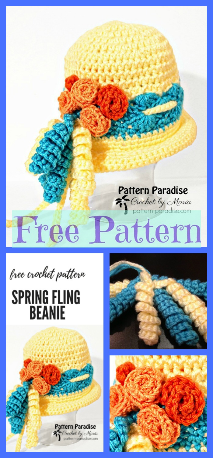 diy4ever-6 Summer Sun Hats - Free Crochet Patterns P3
