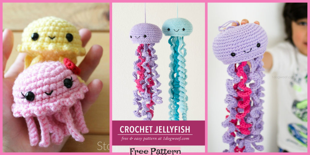 diy4ever-Crochet Jellyfish Amigurumi - Free Patterns