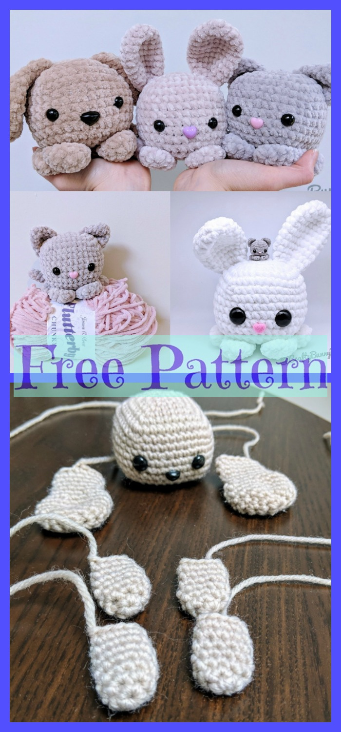 diy4ever-Crochet Puppy Armigurumi - Free Patterns 