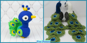 diy4ever-Crochet Regal Peacock - Free Pattern