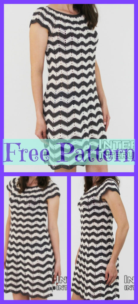 Crochet Striped Dress - Free Pattern - DIY 4 EVER