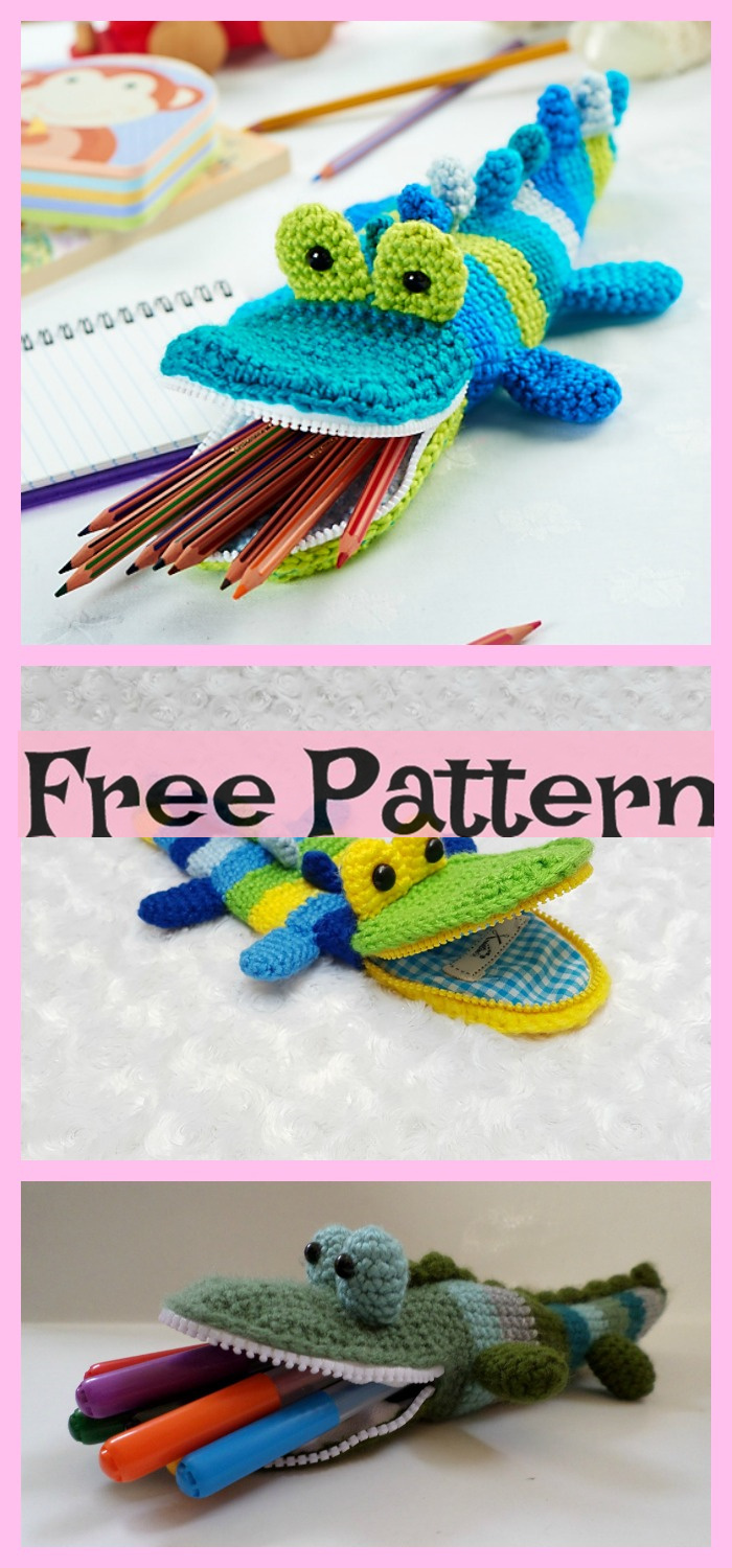 diy4ever- Crochet Animal Pouches - Free Patterns 