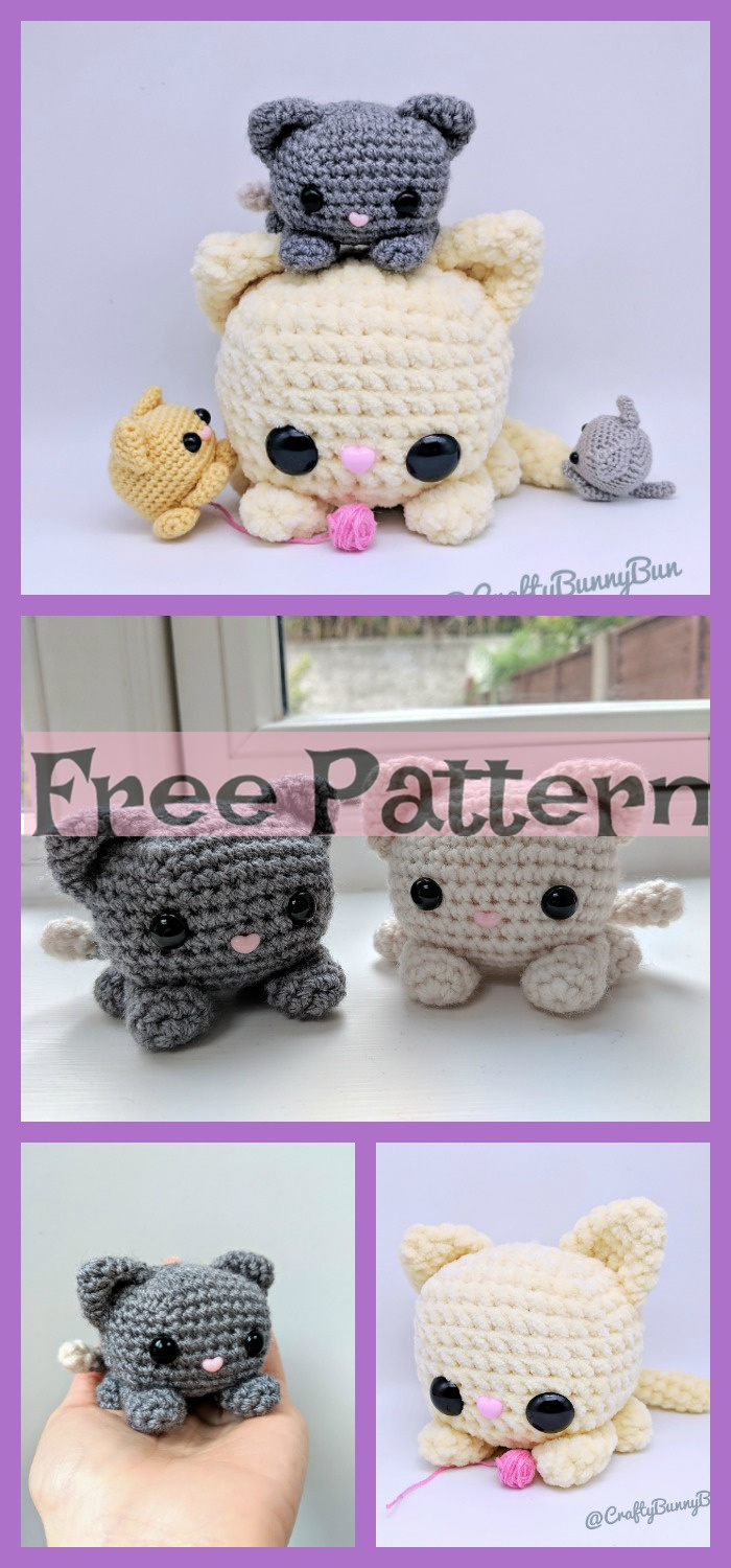 Crochet Amigurumi Kitty - Free Patterns 