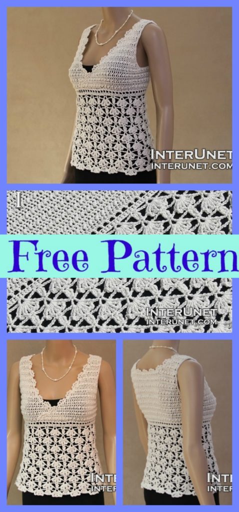 Crochet Easy Blouses - Free Patterns - DIY 4 EVER