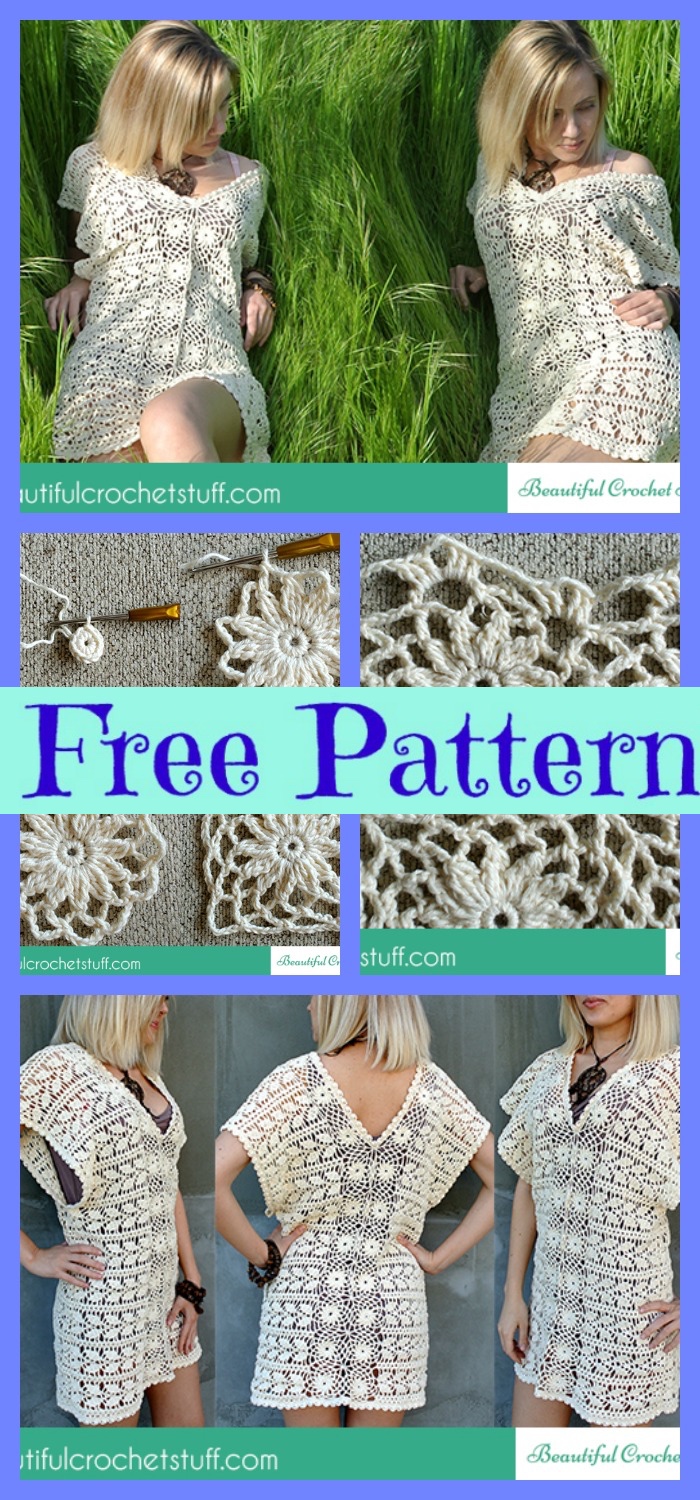 diy4ever-Crochet Easy Blouses - Free Patterns 