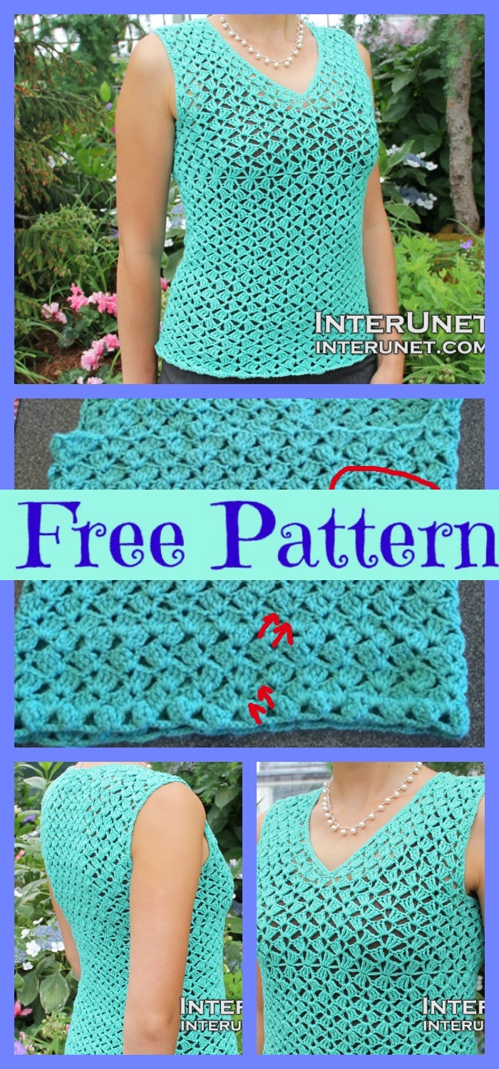 diy4ever-Crochet Easy Blouses - Free Patterns 