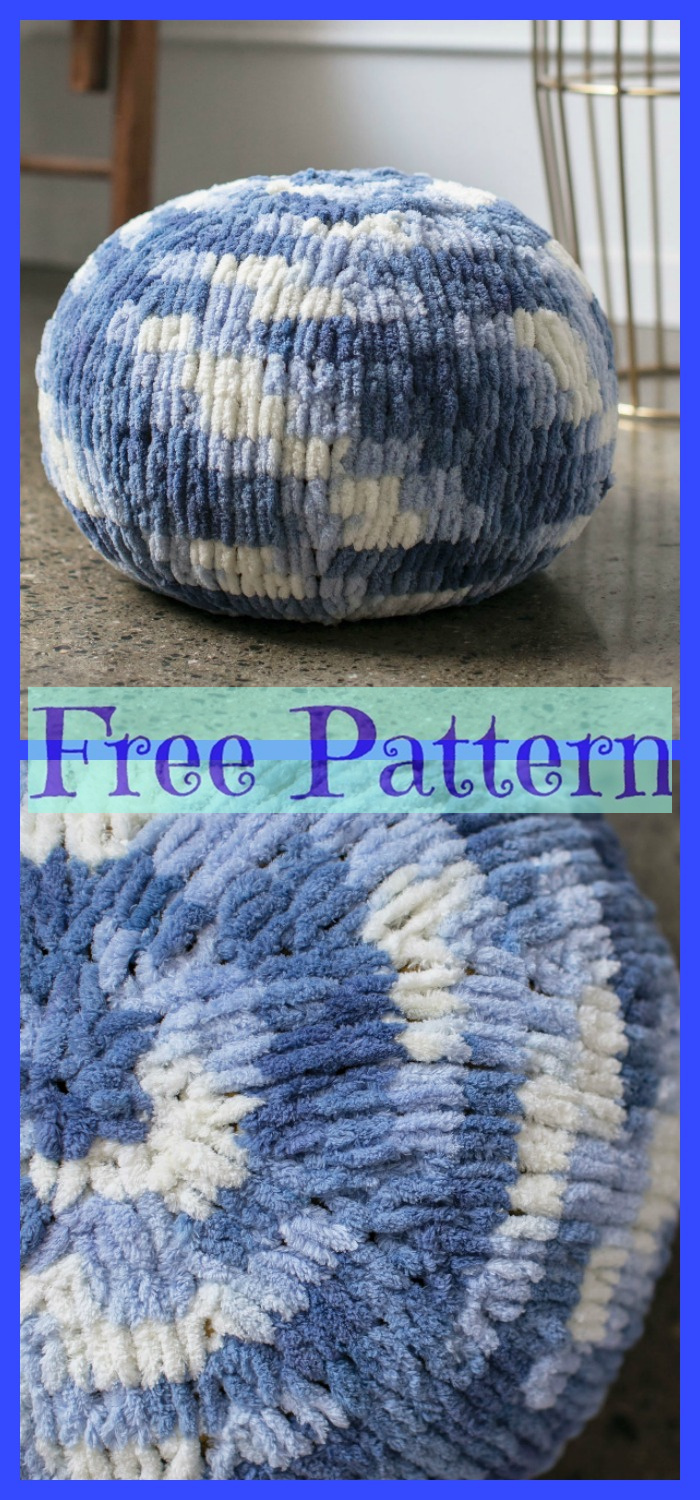 diy4ever- Crochet Floor Puffs - Free Patterns 