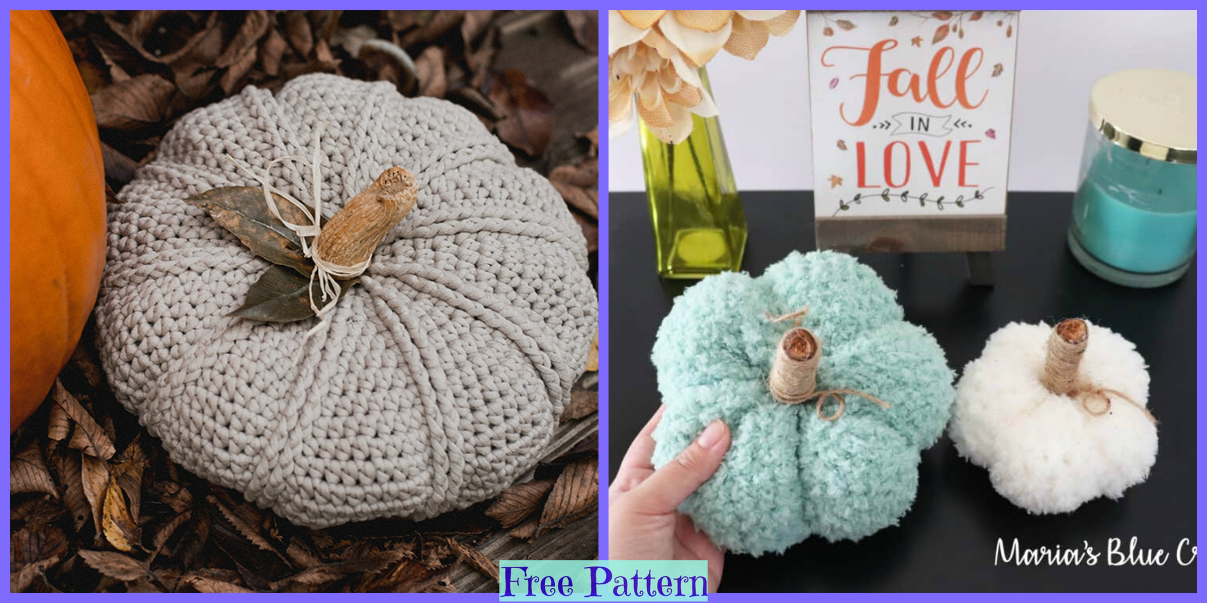 Crochet Pumpkin Decor – Free Patterns