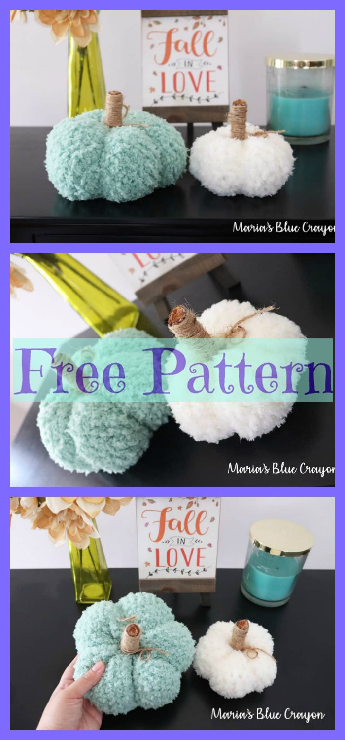 diy4ever- Crochet Pumpkin Decor - Free Patterns 