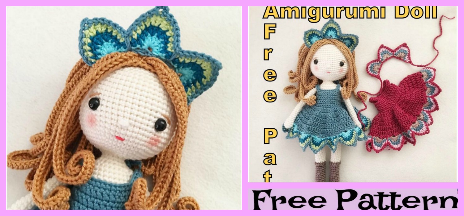 Crochet Amigurumi Lady Peacock – Free Pattern