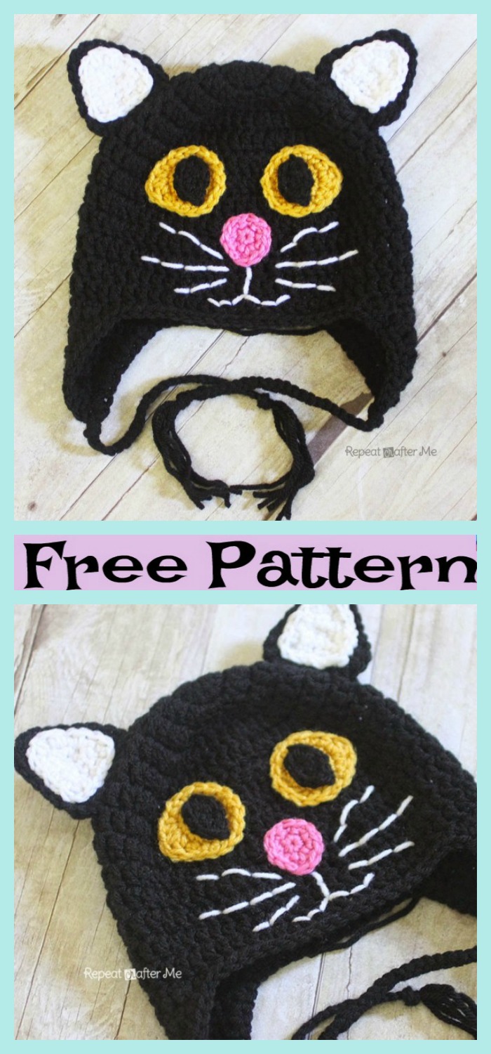  diy4ever-Crochet-Halloween-Black-Cat-Hat-Free-Pattern-P2