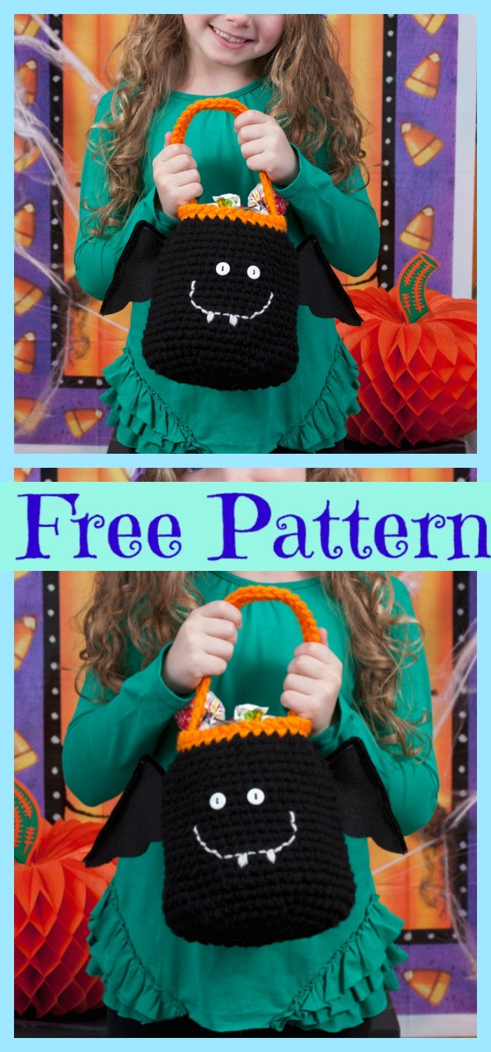 diy4ever-Crochet Halloween Treat Bags - Free Patterns 