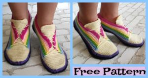 diy4ever-Super Cool Crochet Sneakers - Free Pattern