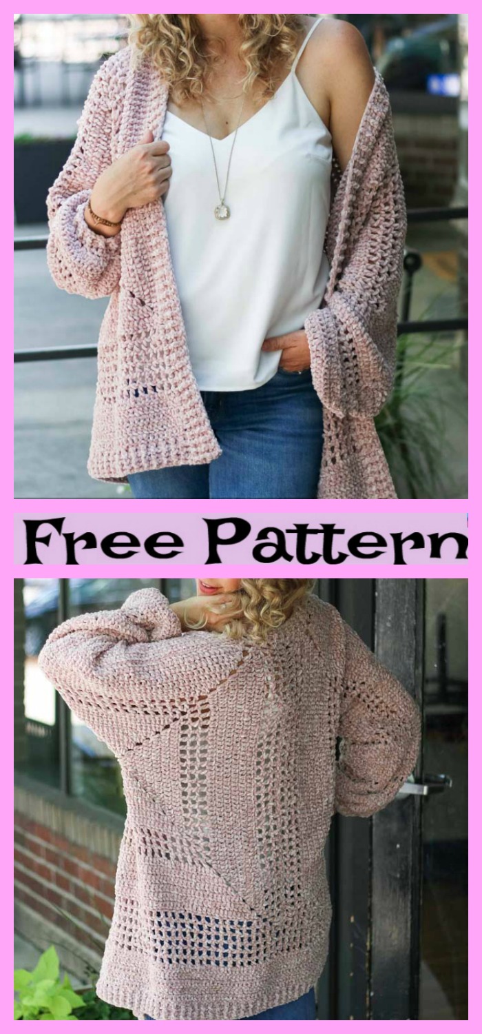 Crochet Cardigan Free Pattern 