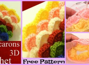 3D Marshmallow Stitch Free Crochet Pattern