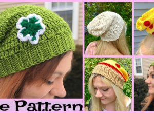 Cozy Crochet Slouchy Hats – Free Patterns