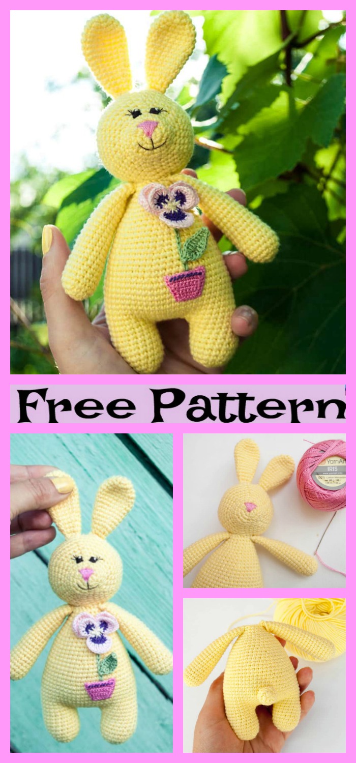 diy4ever-Crochet Bunny Amigurumi - Free Patterns 