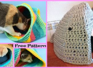 Crochet Cozy Cat House – Free Patterns