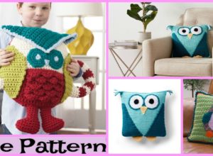 Crochet Cute Owl Pillow – Free Patterns