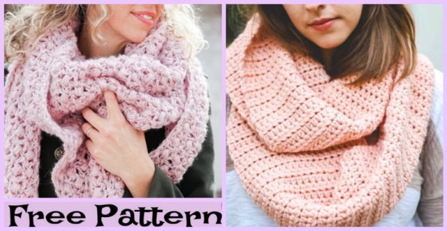 Crochet Easy Winter Scarf – Free Pattern