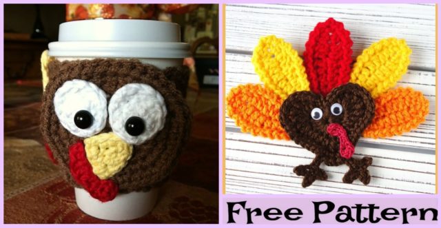 Crochet Heart Turkey – Free Patterns