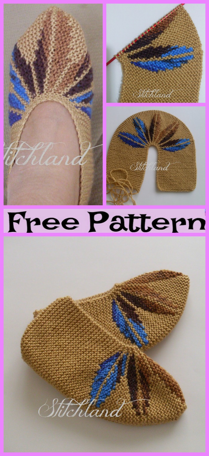 diy4ever-Homemade-knitted-Slippers-Free-Patterns