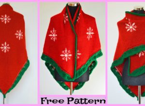 Knit Christmas Eve Shawl – Free Pattern