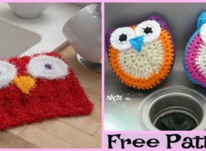 Knit Wise Owl Scrubby – Free Pattern