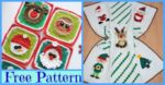 diy4ever-Crochet Christmas Blanket - Free Patterns