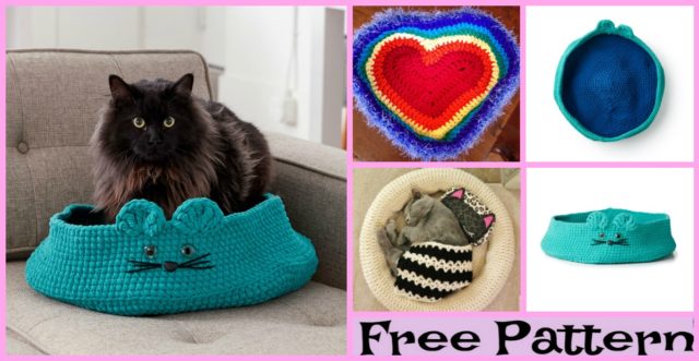 Crochet Comfortable Pet Bed – Free Patterns