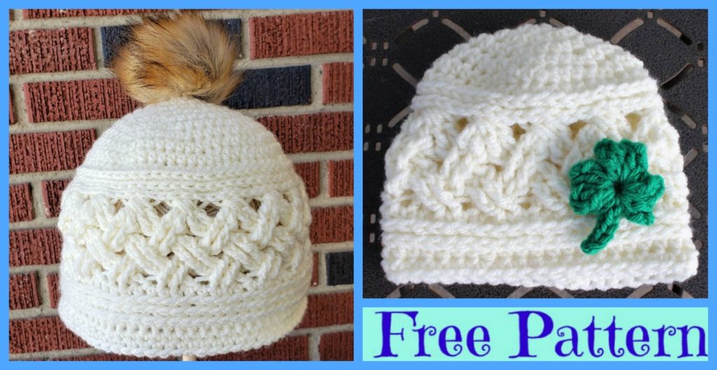 diy4ever-Crochet Cozy Winter Hats - Free Patterns