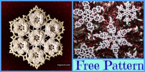 diy4ever-Crochet Lace Snowflakes - Free Patterns