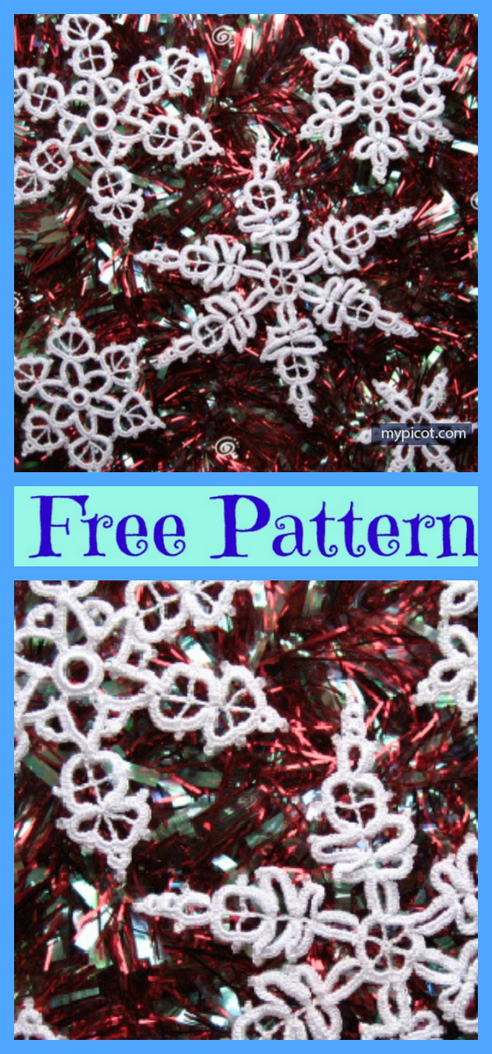 diy4ever-Crochet Lace Snowflakes - Free Patterns 