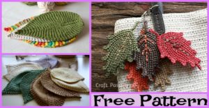 diy4ever-Knit Leafy Washcloth - Free Patterns
