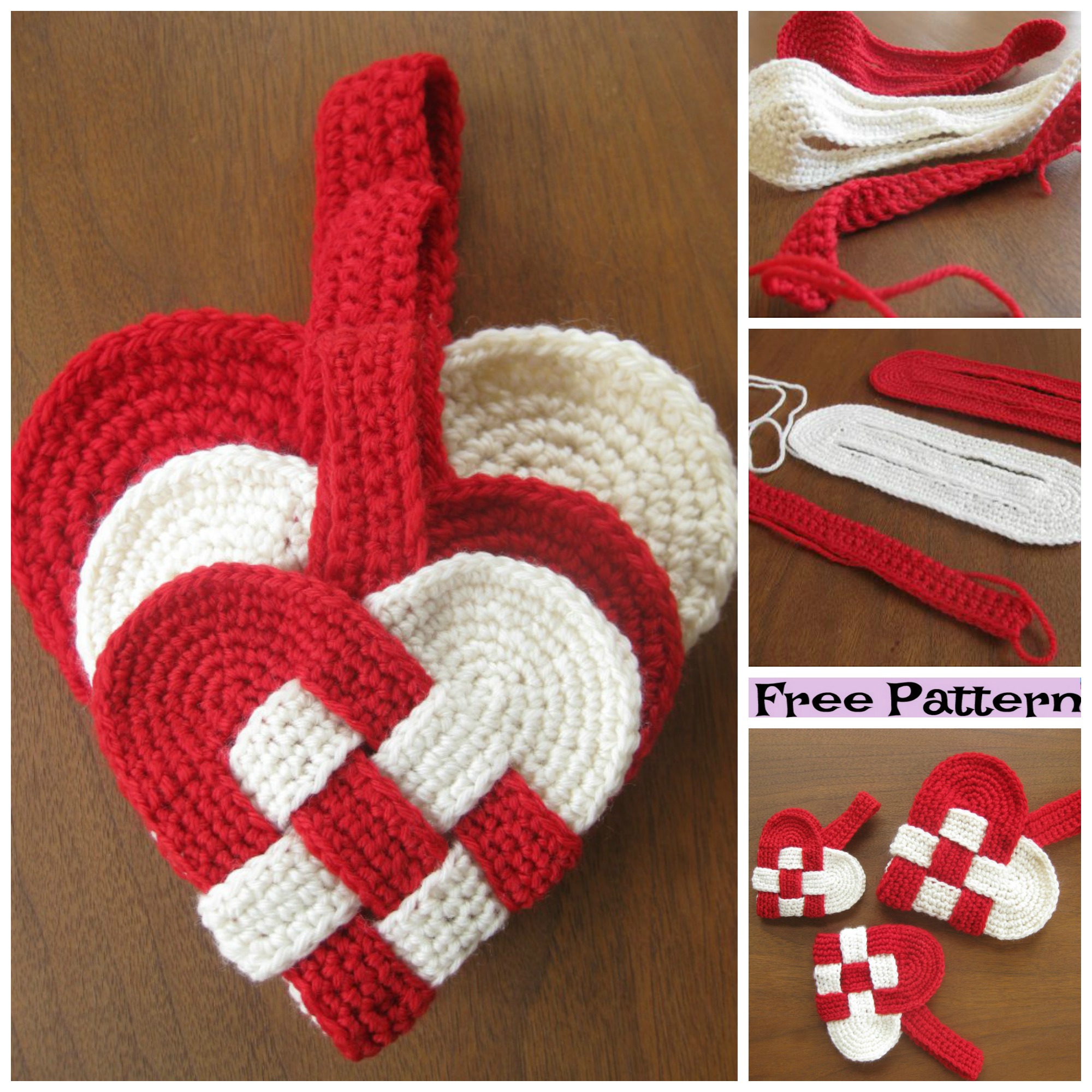 diy4ever-Crochet Valentine’s Hearts - Free Patterns 