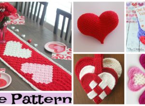 Crochet Valentine’s Hearts – Free Patterns