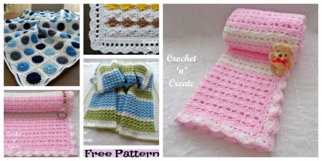 6 Cozy Crochet Baby Blanket Free Patterns