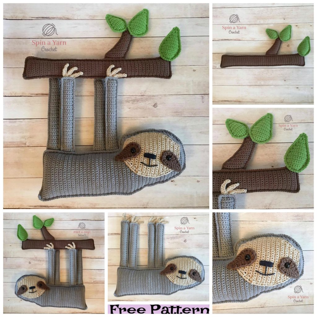 diy4ever-6 Crochet Sloth Amigurumi Free Patterns 