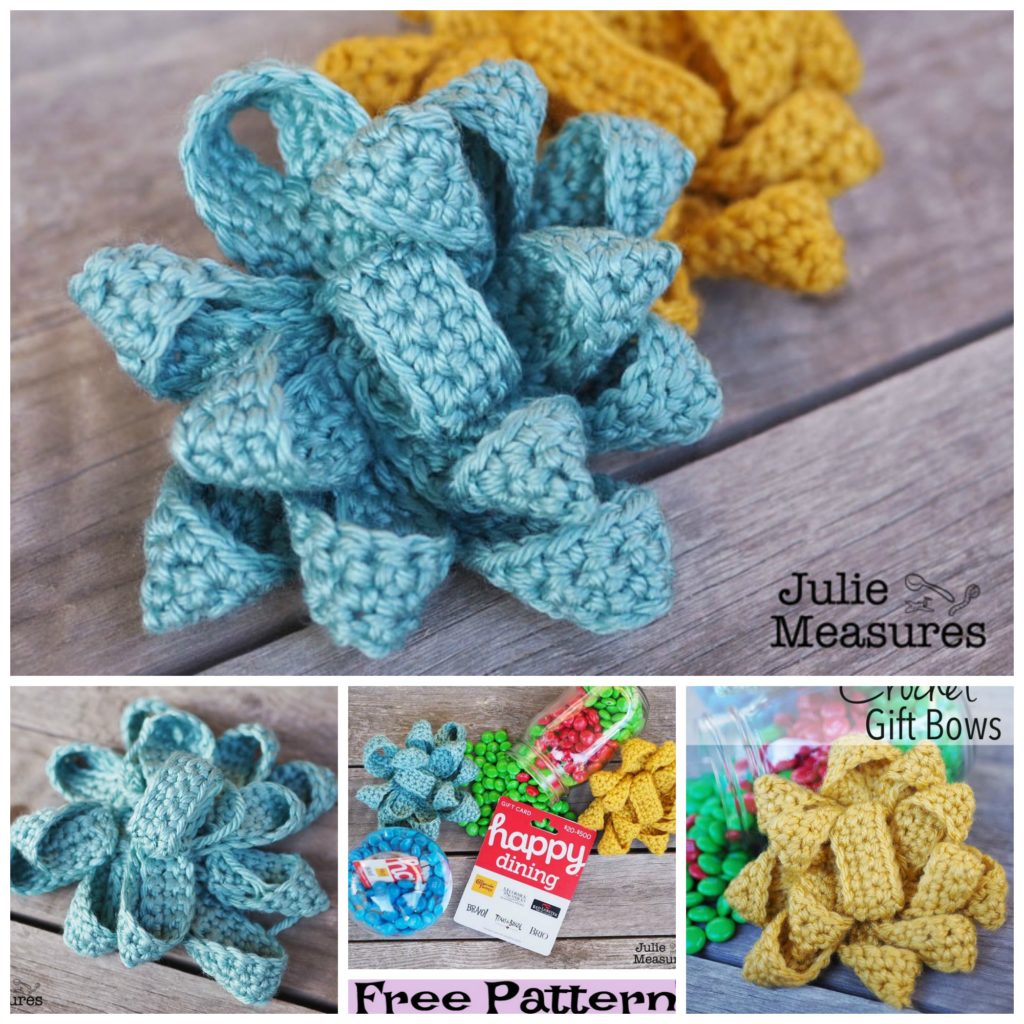 diy4ever- Crochet Gift Bow Free Patterns 