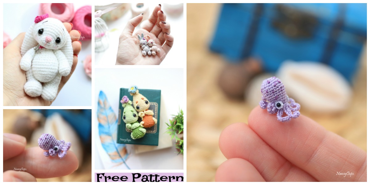 Crochet Tiny Animal Amigurumi Free Patterns - DIY 4 EVER