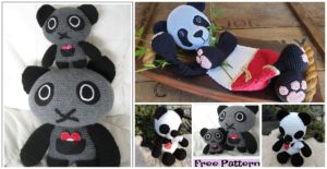 Cute Crochet Pandas - Free Patterns