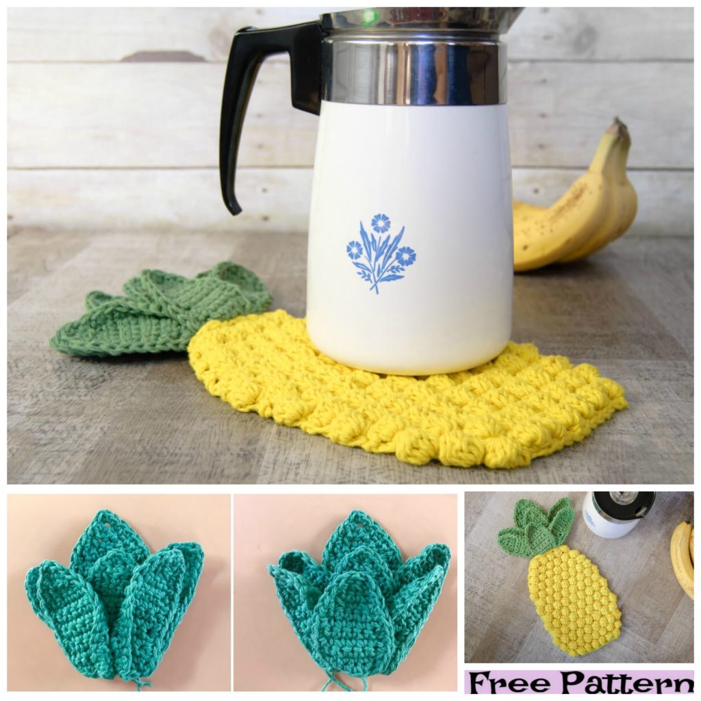diy4ever-6 Pretty Crochet Hot Pads - Free Patterns 