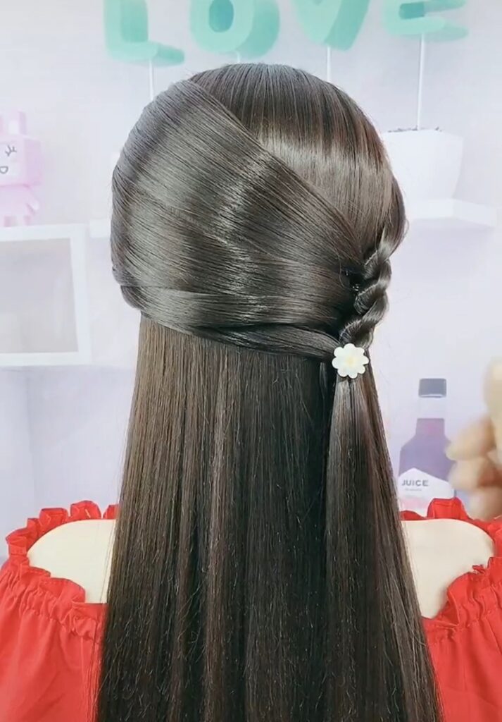 Half Up Hairstyle Fairy Wings Braid  Hairstyles For Girls  Princess  Hairstyles