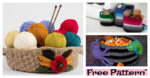 Beautiful Knitting Basket - Free Patterns