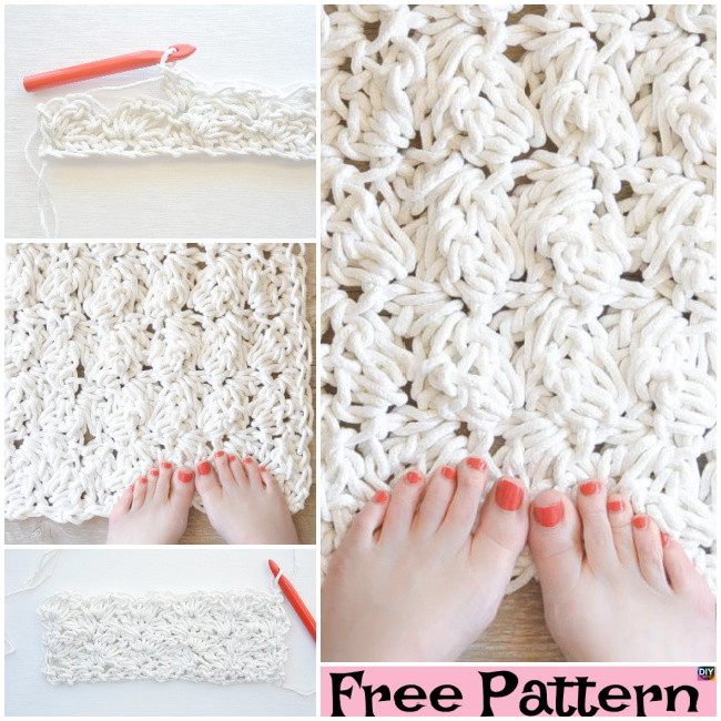 Useful Crochet Home Rug - Free Patterns